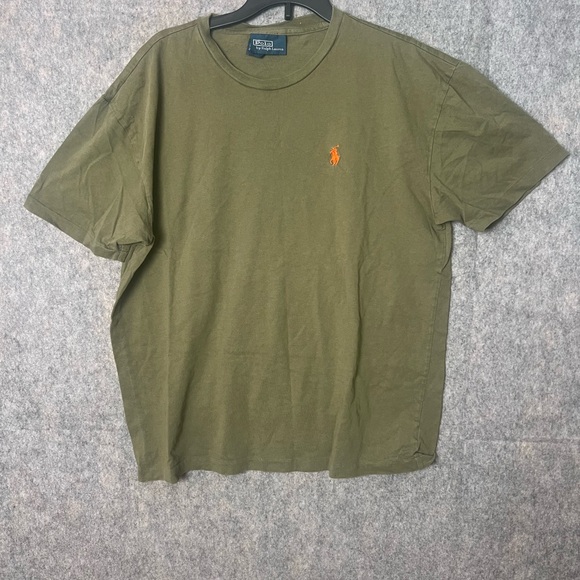 Ralph Lauren Other - Ralph Lauren Olive Green Short Sleeve Crew Tee with Orange Logo
